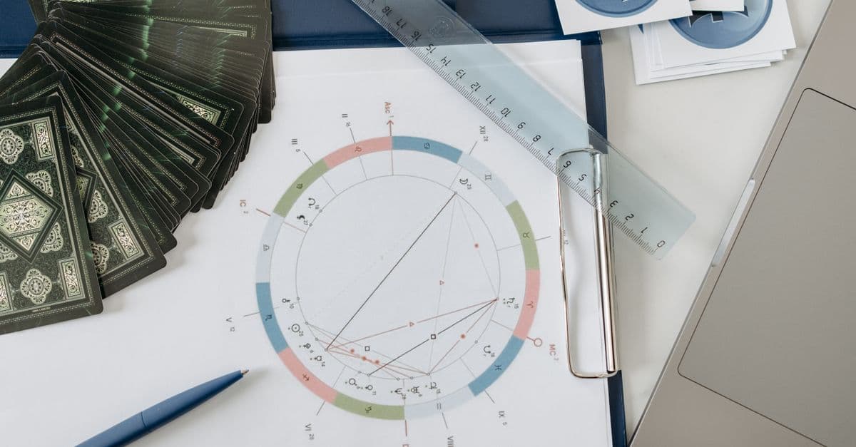 Yıldız haritası ve mistik astroloji düzeni