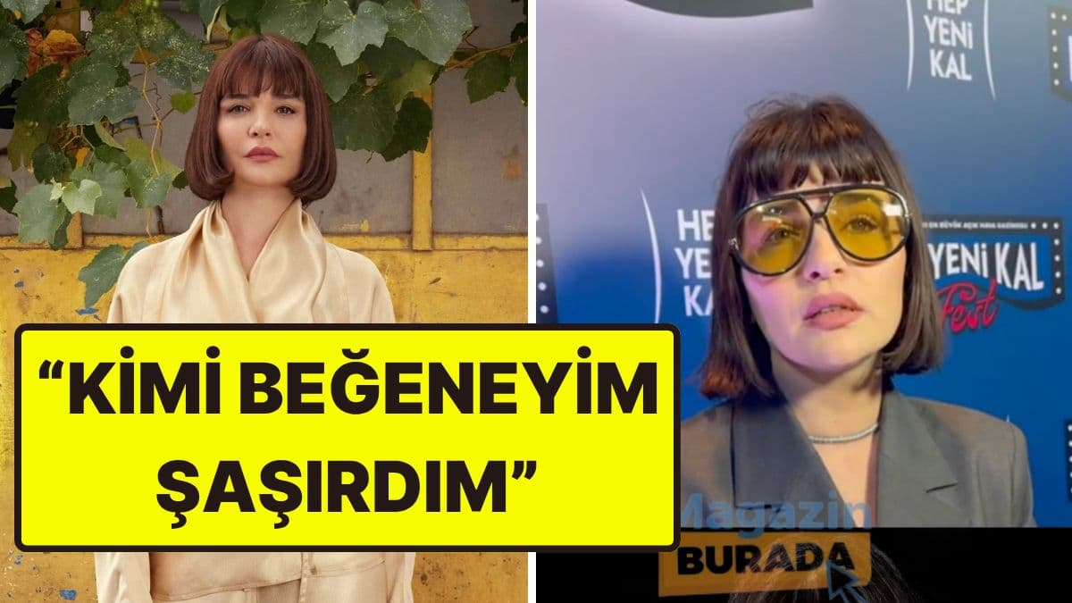 Gonca Vuslateri'nin etkinlikte yaptığı açıklamadan kareler