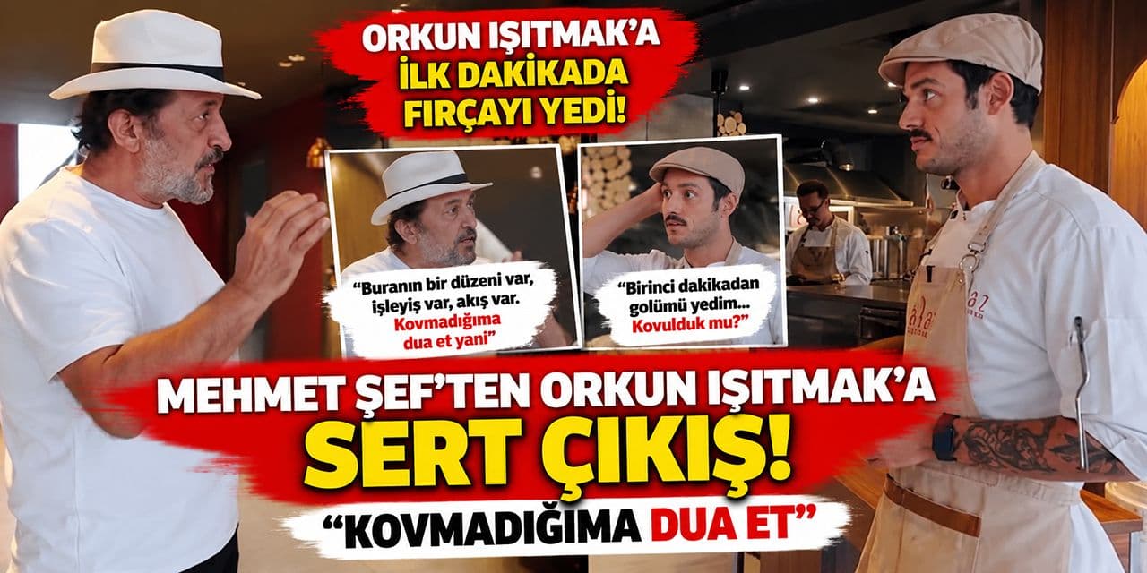 Mehmet Şef ile Orkun Işıtmak'ın mutfakta konuştuğu an